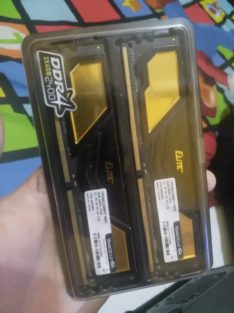 RAM DDR4 TEAM ELITE PLUS DDR4 8GB (2x4GB) 2400MHZ