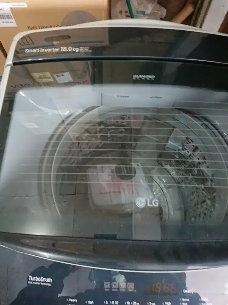 Mesin cuci lg inverter top loading 18kg
