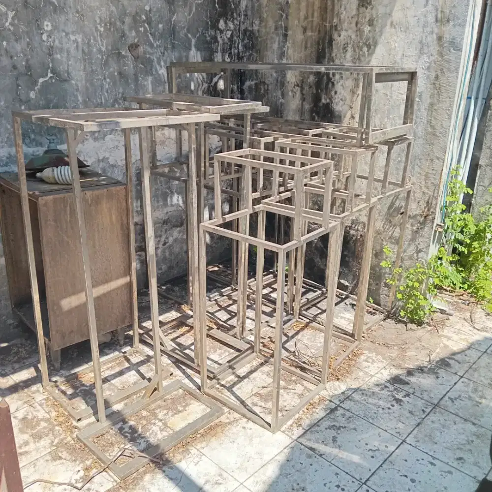 Borongan rangka meja stainless