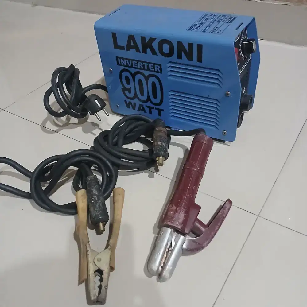 Mesin Las Inverter LAKONI 900 Watt second normal 100% siap pakai