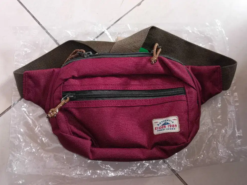 Tas pinggang / waistbag eiger grapnel 1A, BARU, tag label masih nempel