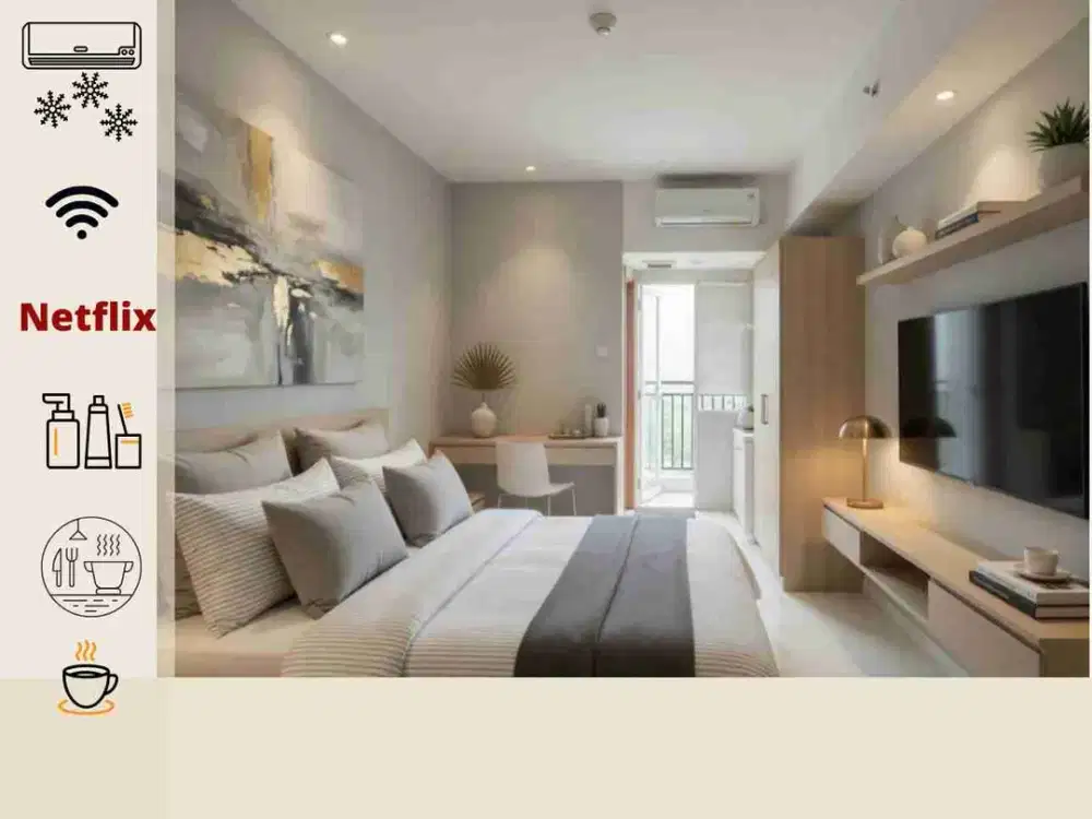 Harian Mares 4 5 Apartemen Depok harian Murah Margonda Residence 4 5 dmall
