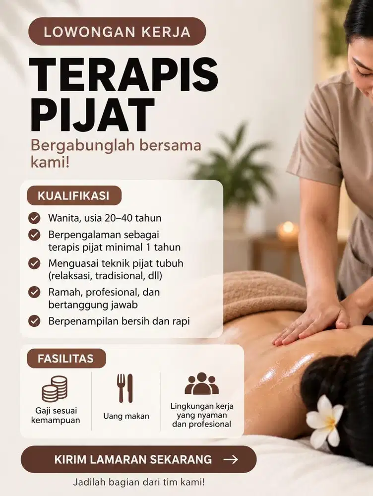 LOKER TERAPIS URUT