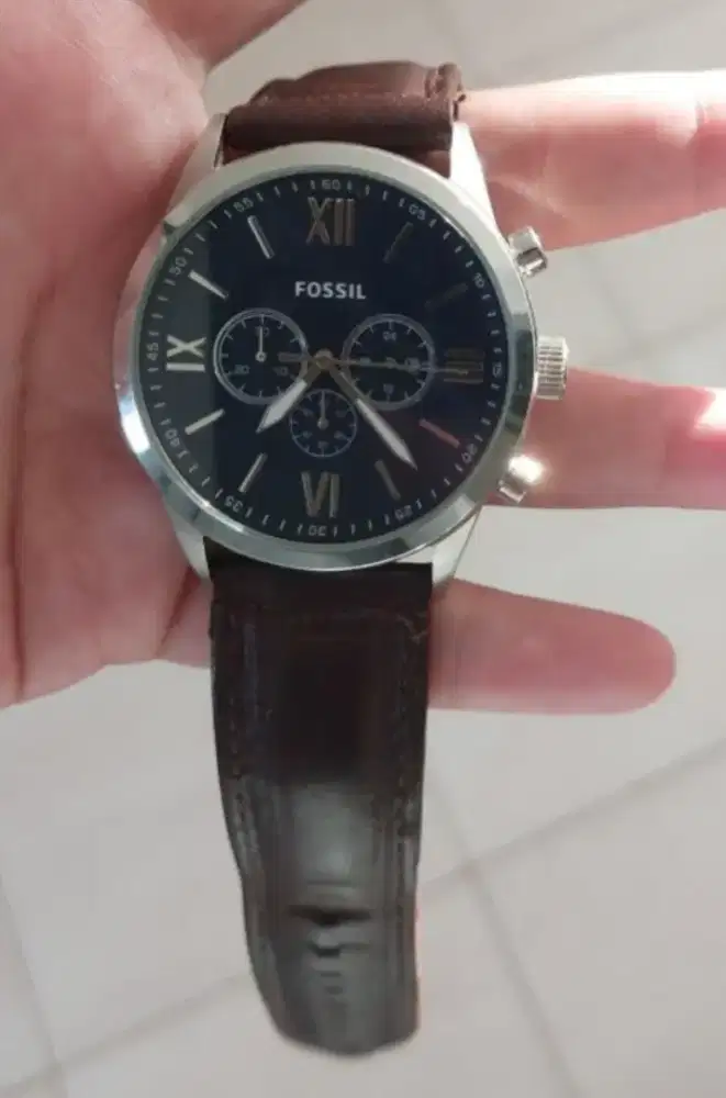 JAM TANGAN FOSSIL FLYNN CHRONOGRAPH, kondisi mulus banget!