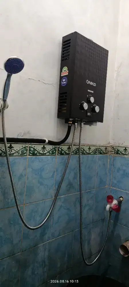 Water Heater Gas Niko + Jasa Pasang