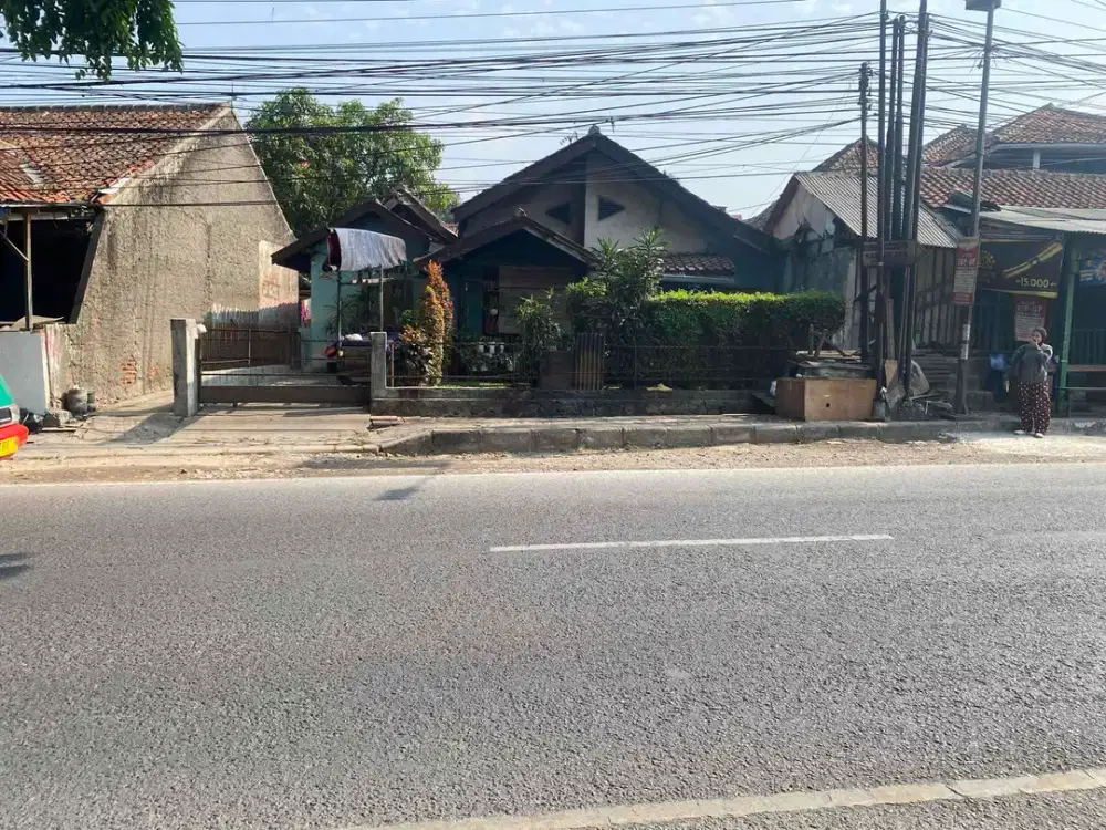 Dikontrakan Mainroad Cileunyi kelewat jalur angkot cocok untuk usaha bangunan boleh di renov total min sewa 3 tahun
