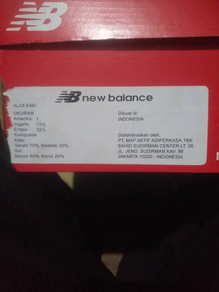 Sepatu anak NB fresh foam arishi v4
