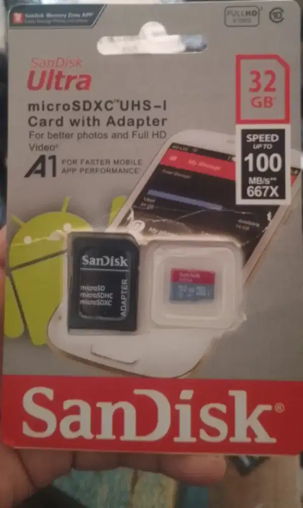 Micro SD sandisk 32 GB