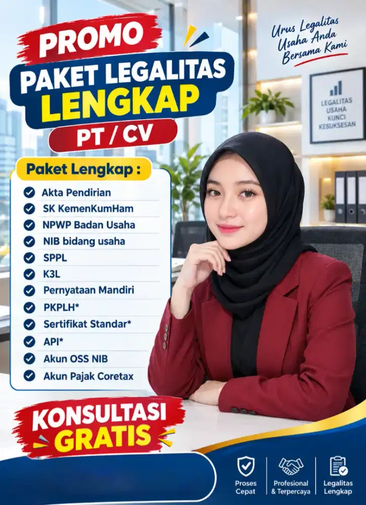 Perlengkapan Usaha Kantor PT Lengkap