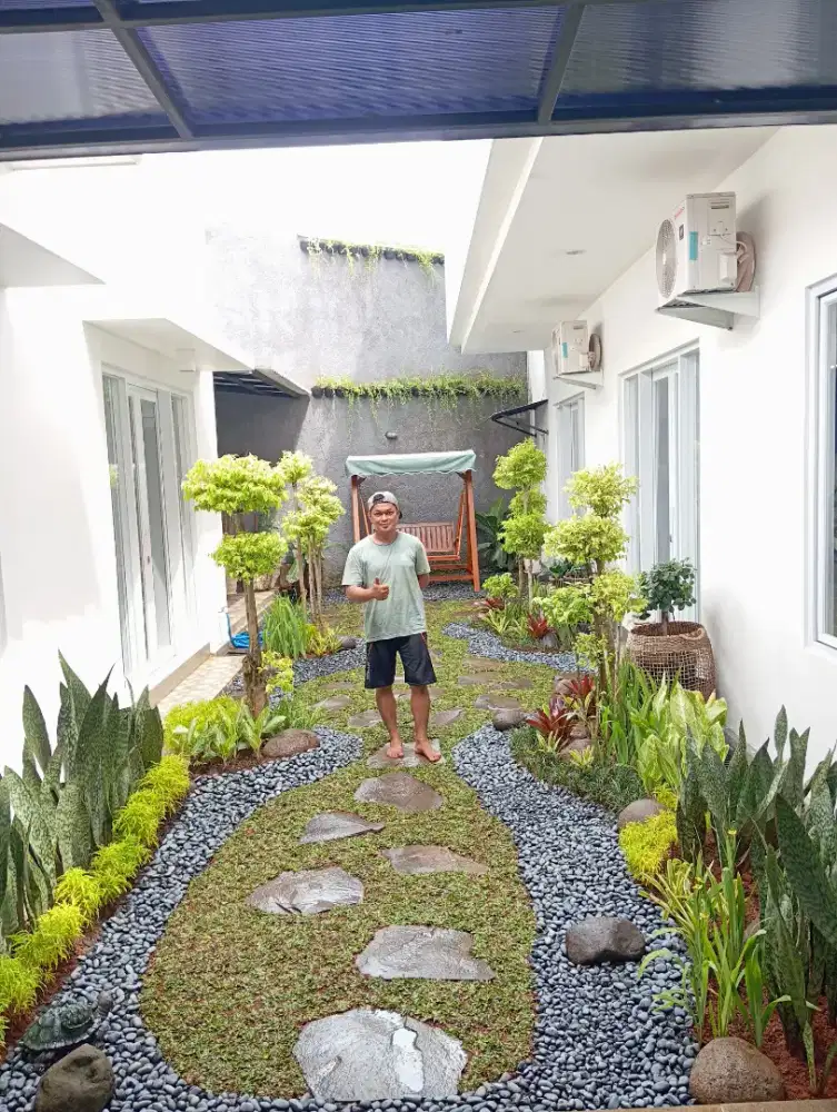 Jual rumput/dekorasi taman