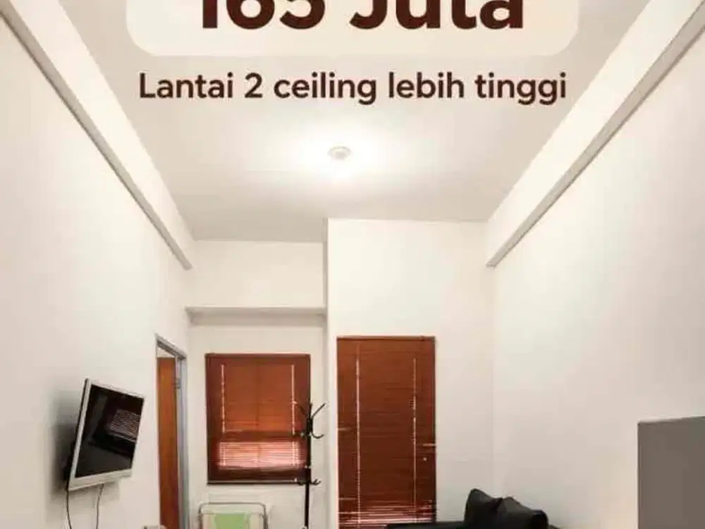 Lantai 2‼Apartemen Puncak permai (unit khusus ceiling atap lbh tinggi)