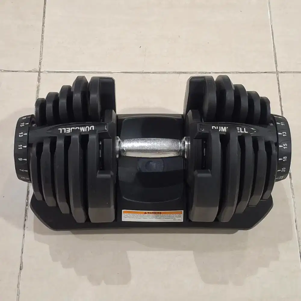 Dijual Murah Adjustable Dumbbell Set 40kg Kondisi Like New