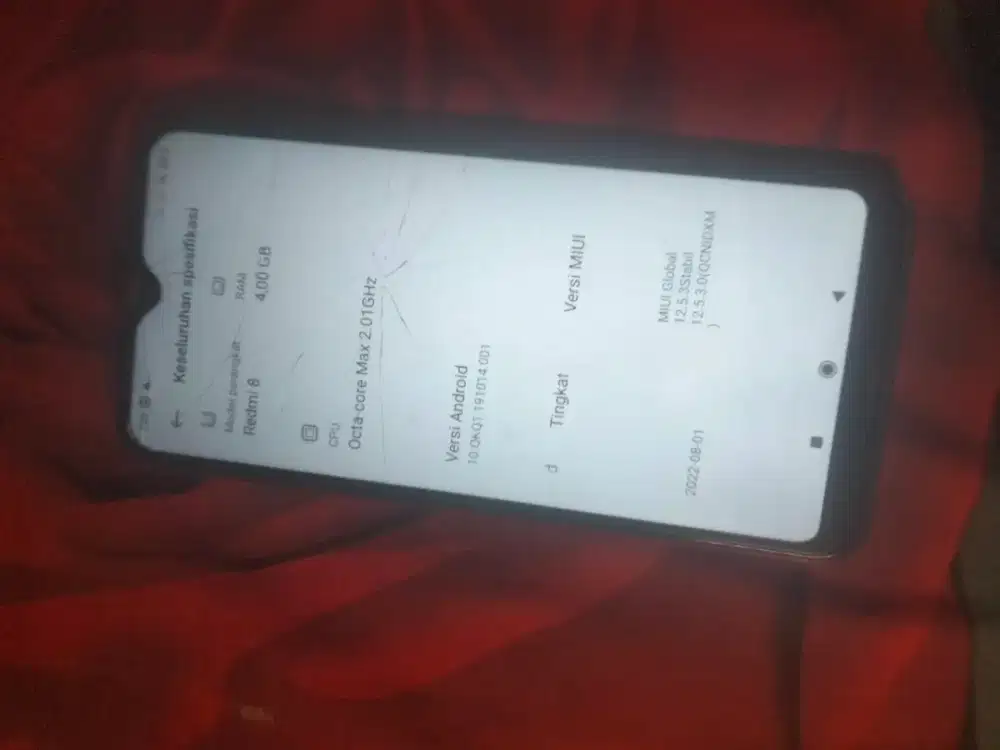 Redmi 8 ram4 mines masuk dulu