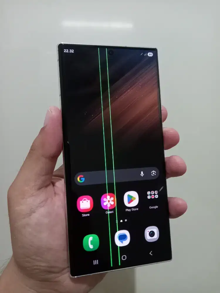 Samsung Galaxy S22 Ultra 5G Ram 12/256Gb Batangan ada minus dibaca