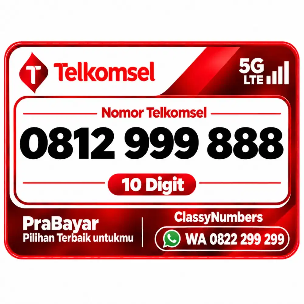 Nomor Cantik 10digit simpati Telkomsel
