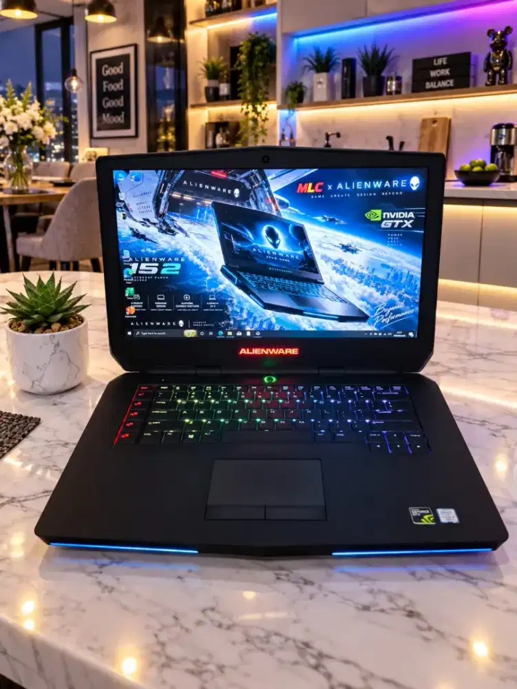 Laptop Gaming ALIENWARE Core i7 RAM 16Gb SSD 512Gb NVIDIA GTX