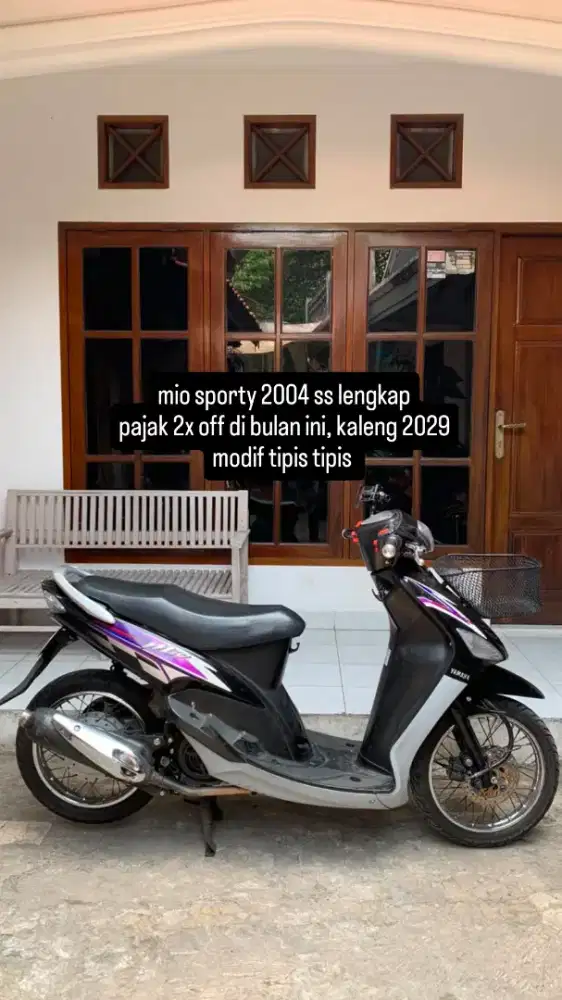 yamaha mio sporty 2004 non step