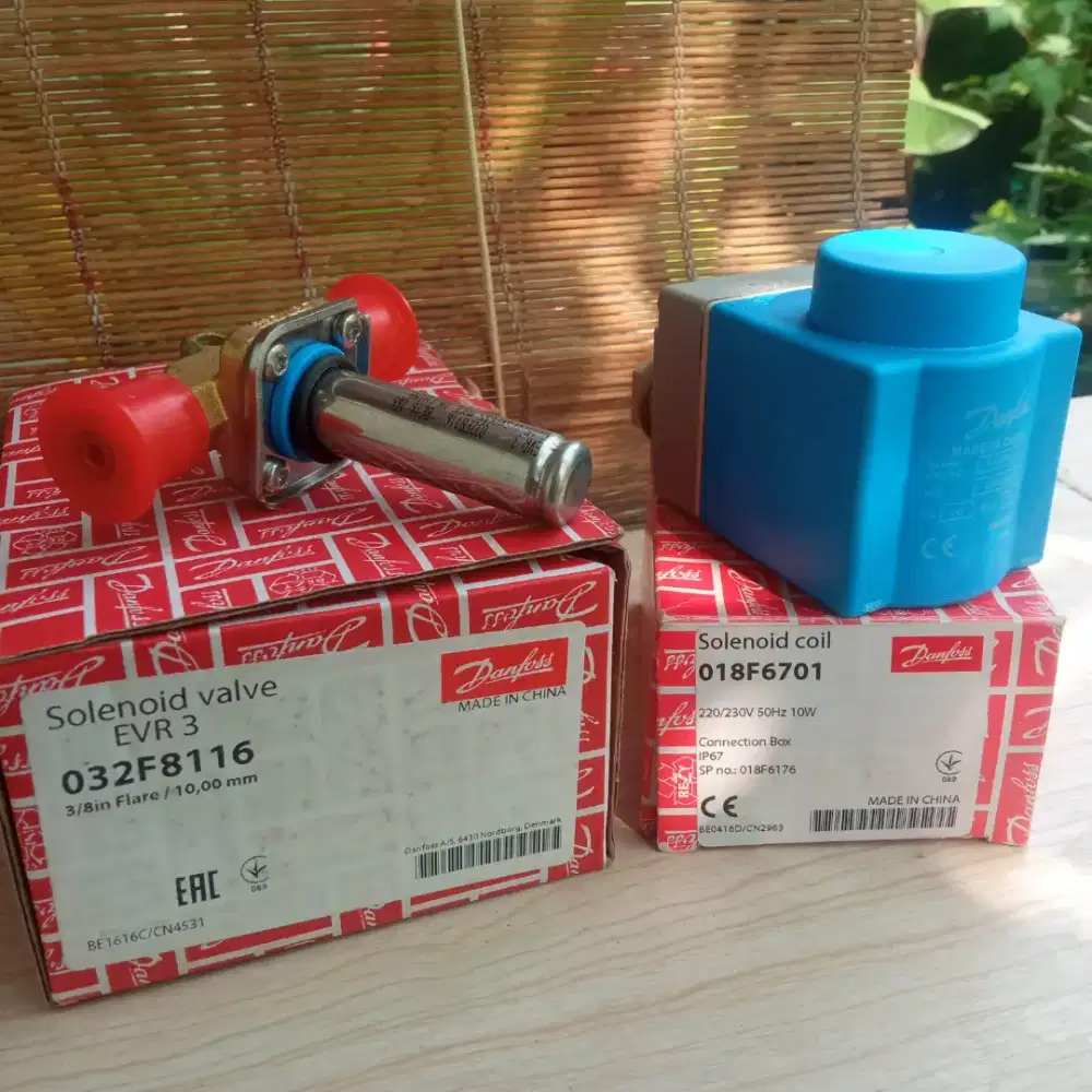 Jual cepat selenoid coil dan selenoid valve merk Danfoss