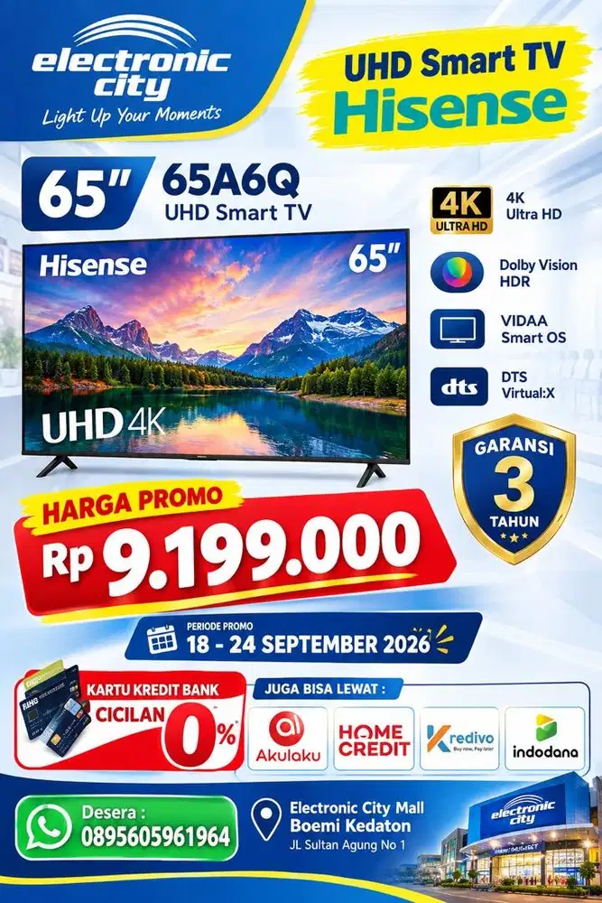 Smart TV Hisense 65 inch