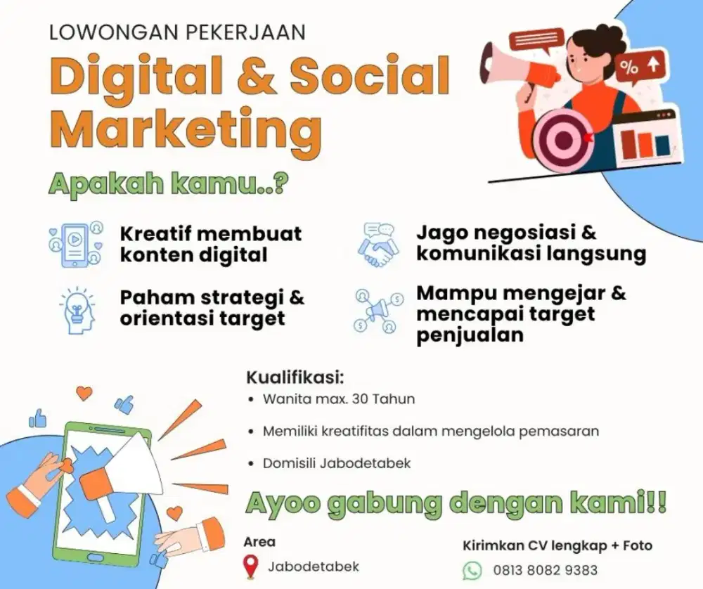 Lowongan Kerja Digital & Social Marketing