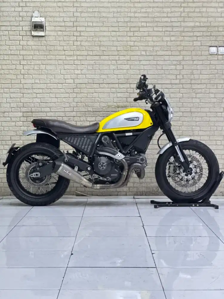 Odo 6rb Simpenan!!Ducati Scrambler Icon 800cc 2016 Full Paper-Mustika