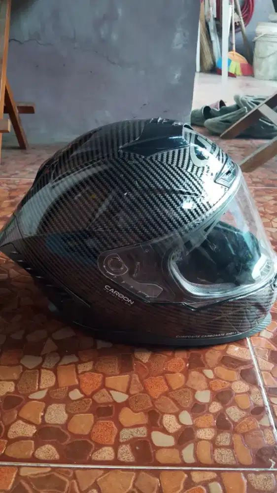 DIJUAL HELM SECOND CARBON LOOK