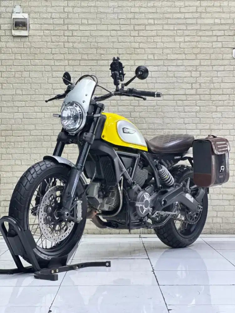 Odo 6rb Simpenan!!Ducati Scrambler Icon 800cc 2016 Plat B-Mustika