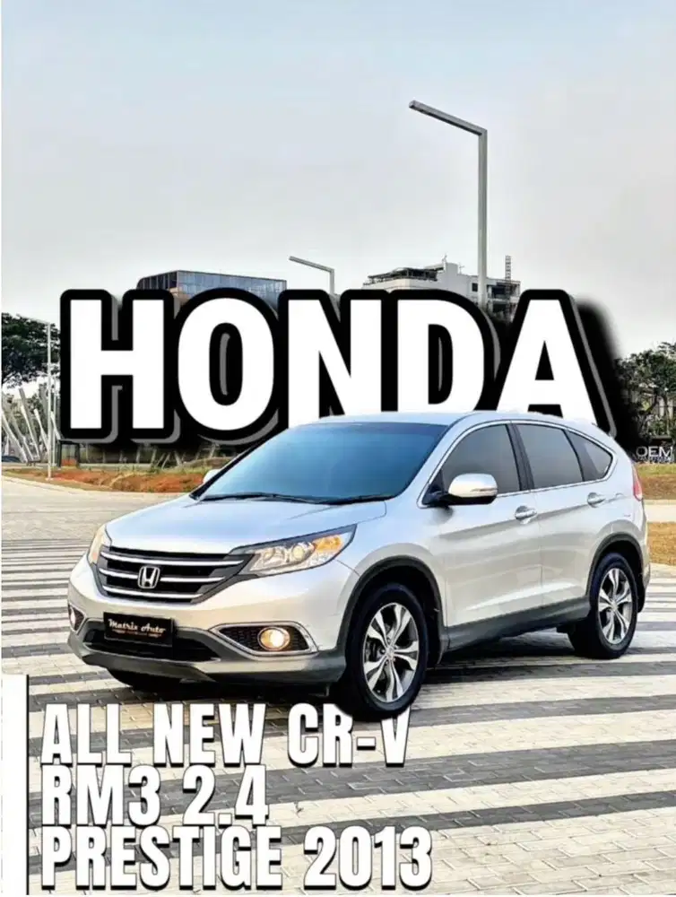 LOW KM (HONDA ALL NEW CR-V 2.4 PRESTIGE AT 2013)