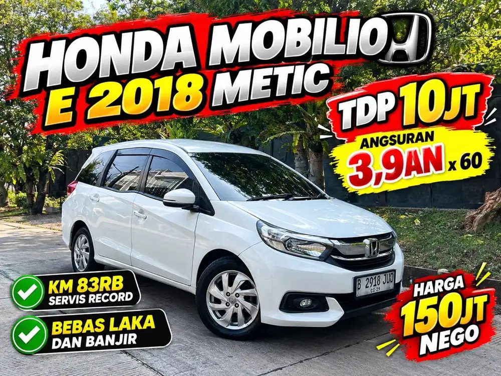 TDP 10JT TERMURAH Honda Mobilio E 2018 AT