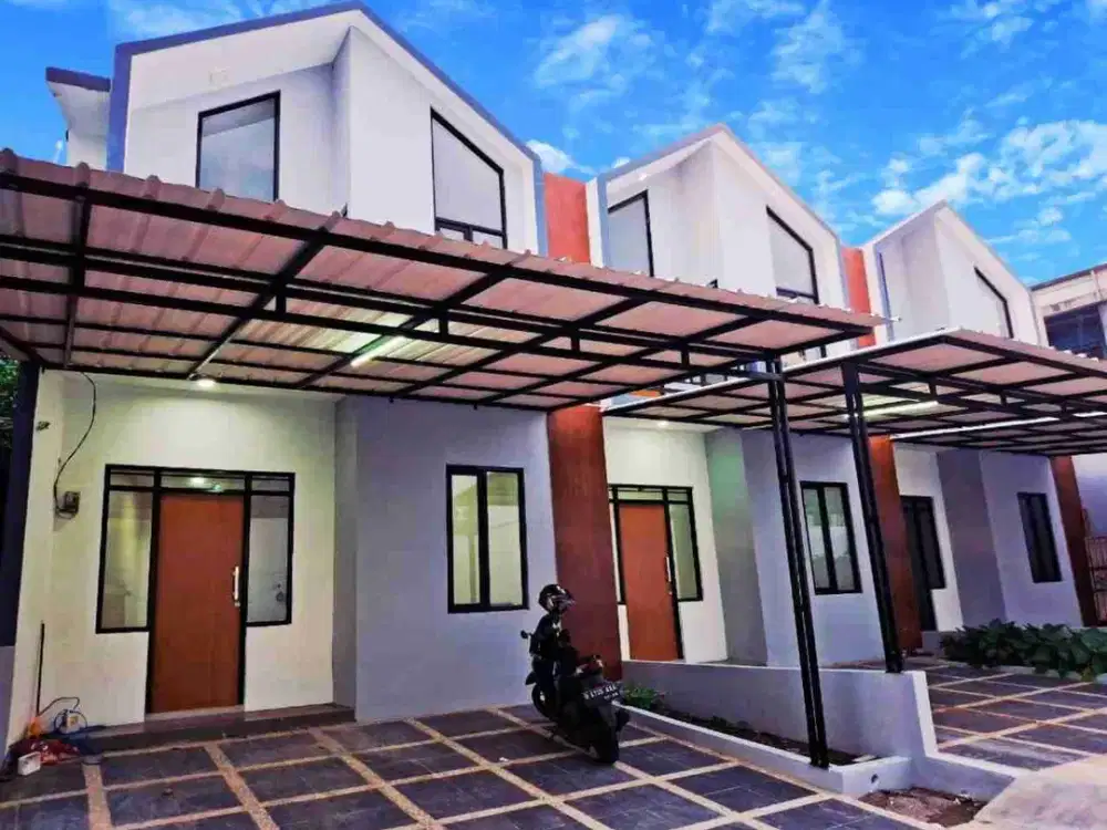rumah 2 lantai harga 495juta di ujung berung free biyaya notaris dan pajak pembeli