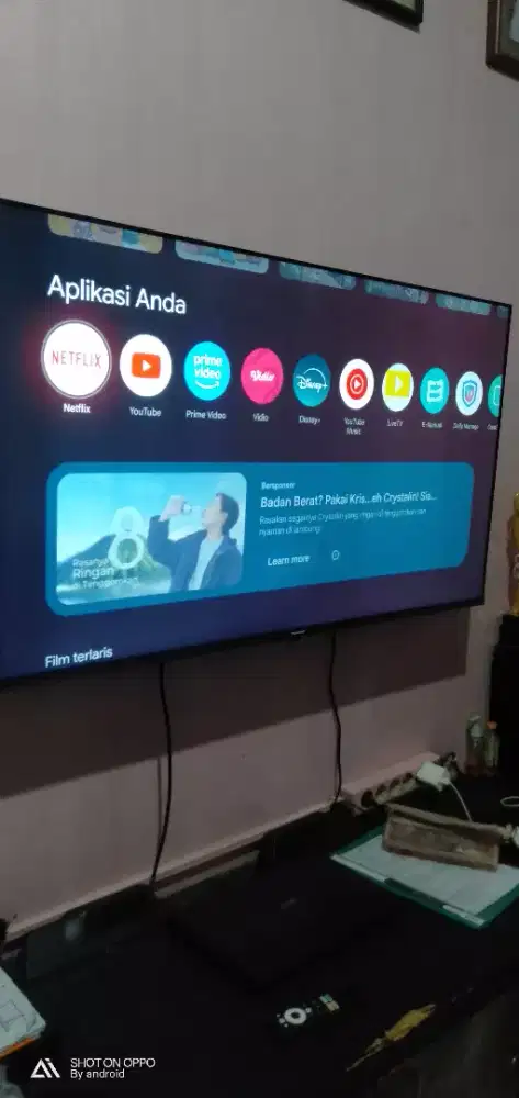 Google tv panasonic UHD 4K tipe TH-50NX600G