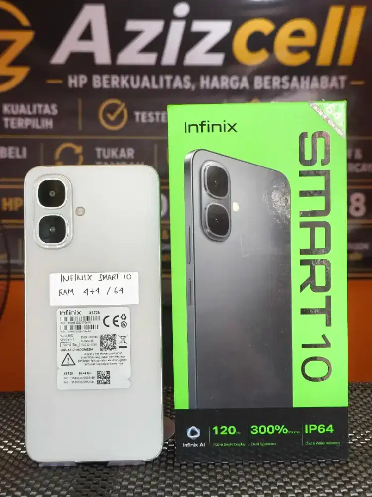 INFINIX SMART 10 RAM 4+4/64