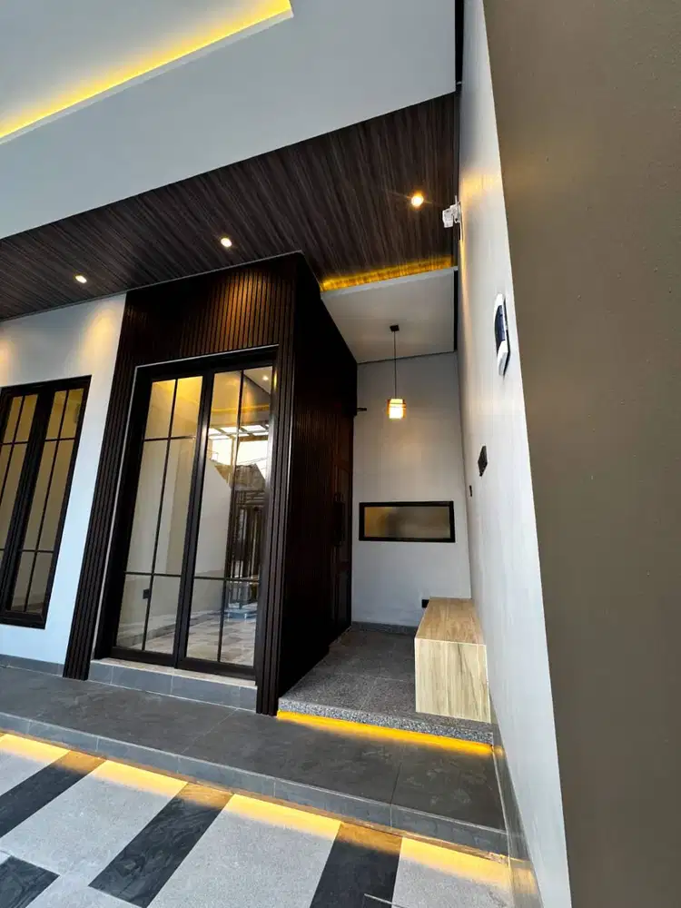 Jual Cepat Rumah Baru Full Furnish carport 2 mobil dekat Tol Pamulang