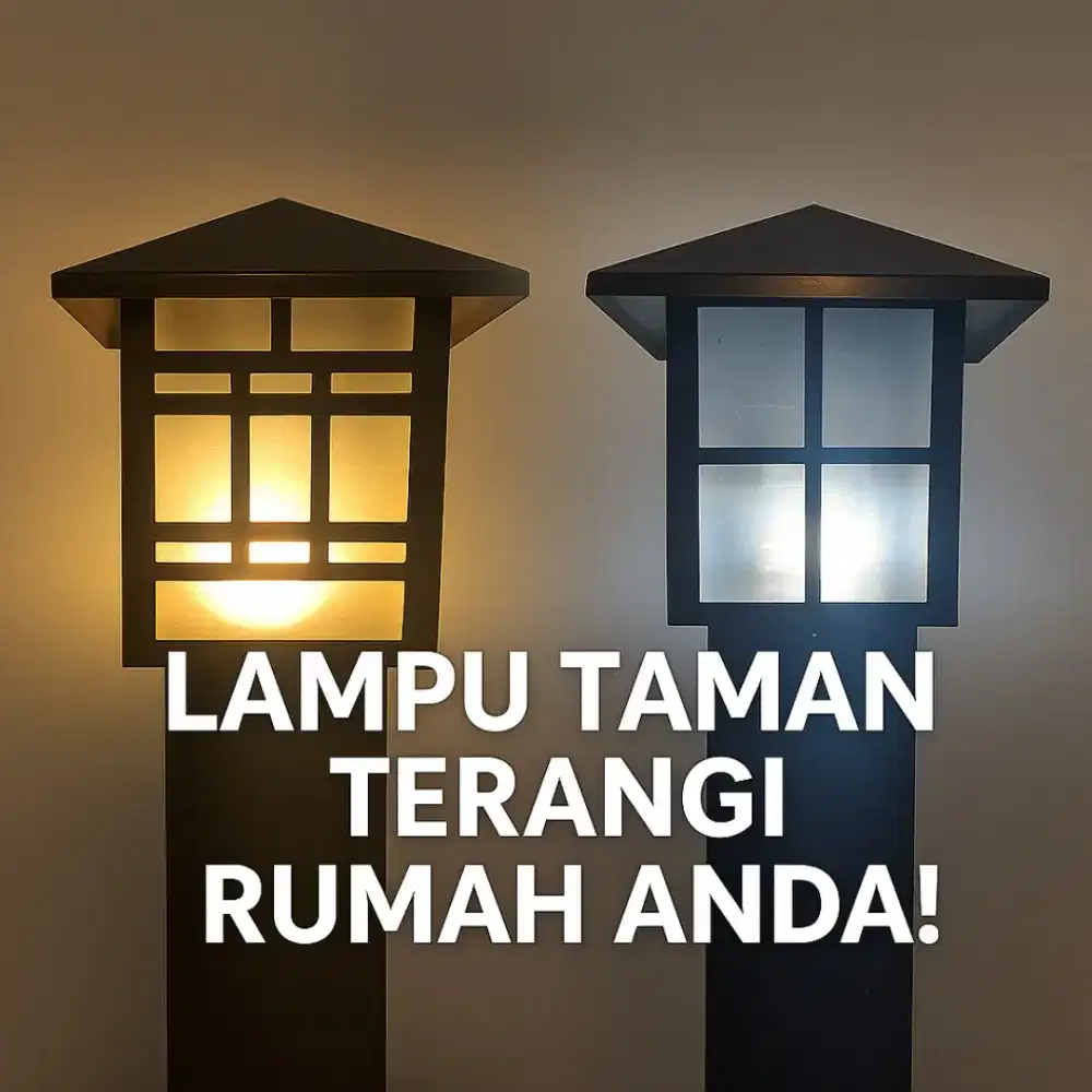 Lampu taman murah modern