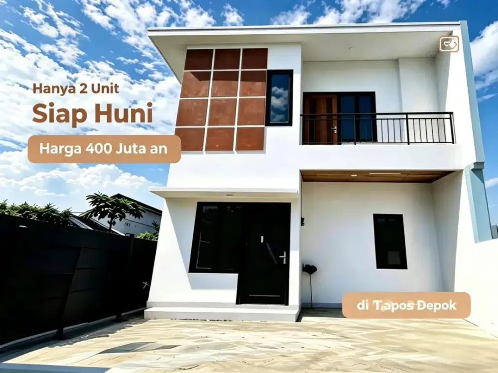 Hunian New Siap Huni - Free Biaya Dekat RS Sentra Medika Cisalak Depok