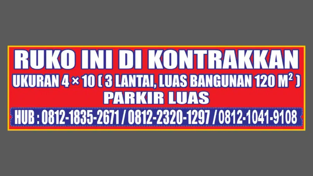 Rukobluas di sewakan