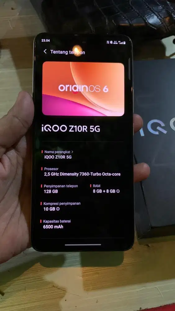 Hp Iqoo Z10R ram 8/128