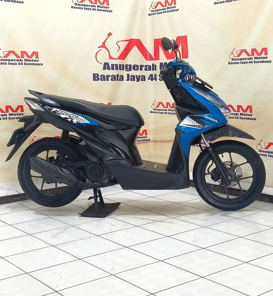 Am Barata Honda Beat ECO  CBS Tahun 2023 warna Biru