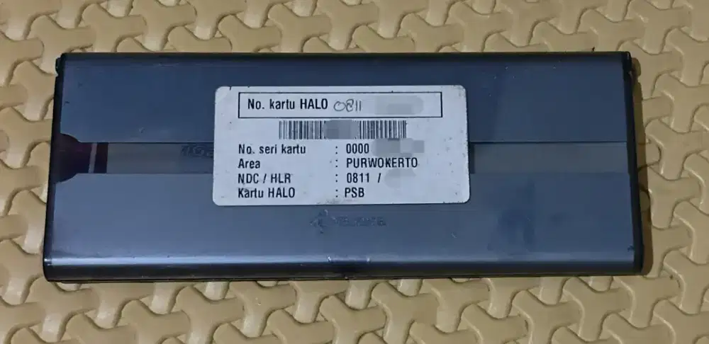 KartuHalo Nomor Cantik 10 digit 0811 abc abc