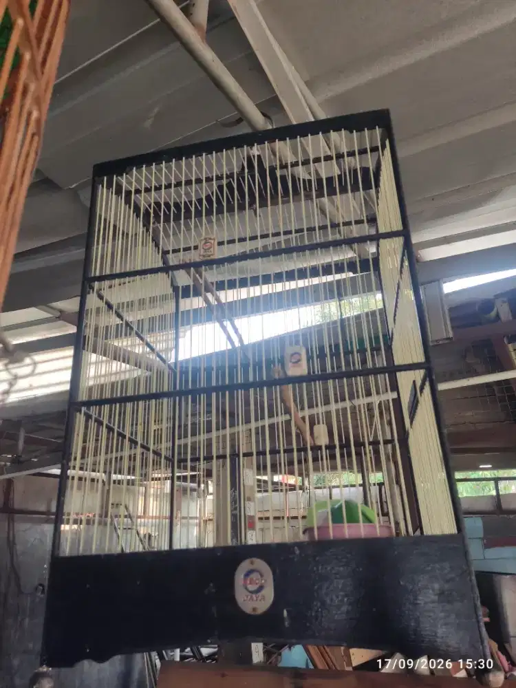 Kandang Ebod No. 2 Jeruji Fiber Kondisi Mulus