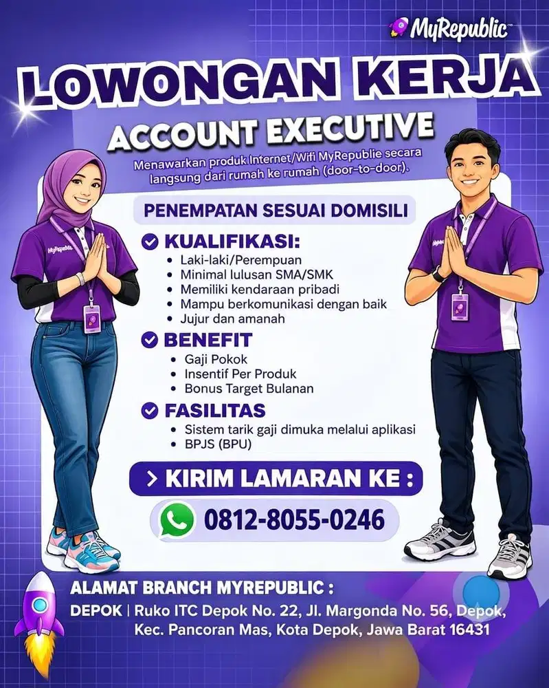 LOWONGAN PEKERJAAN PRIA DAN WANITA WHATSAPP