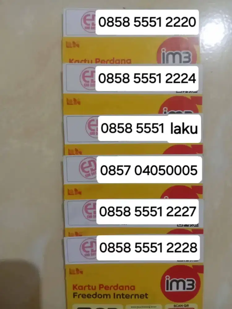 Nomer cantik indosat kuota 3gb