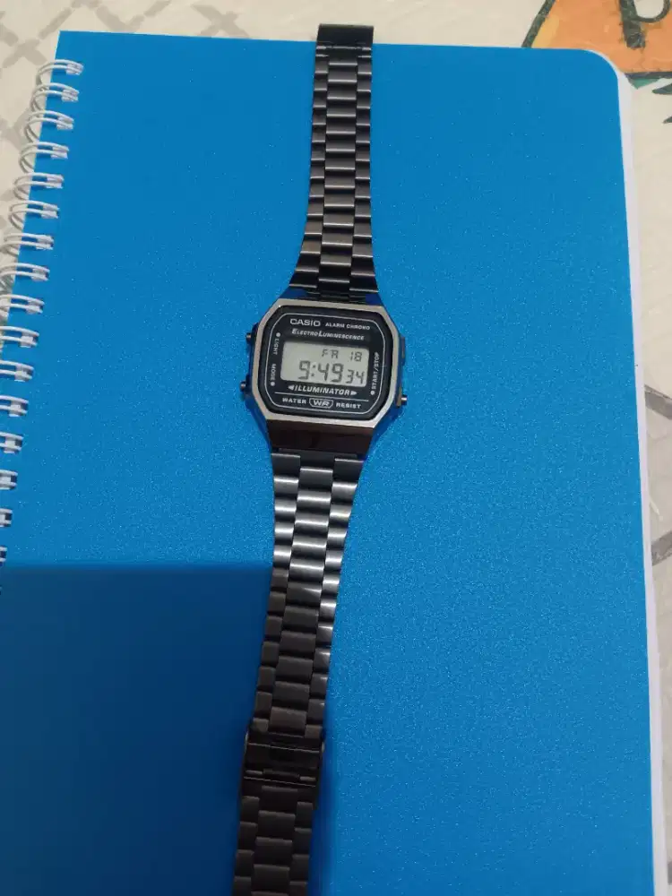 Jam tangan pria casio _ A168WGG_1IDF
