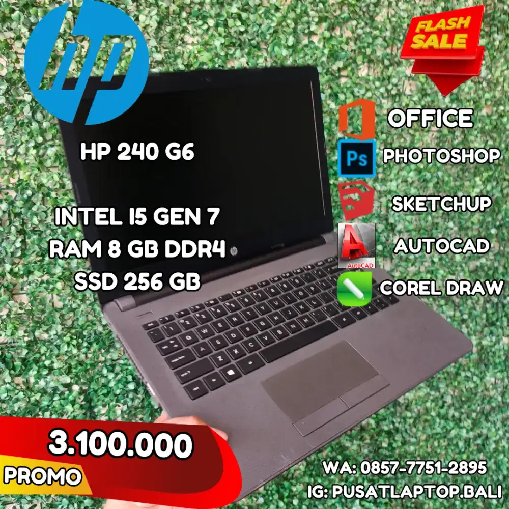 Laptop hp i5 ram 8