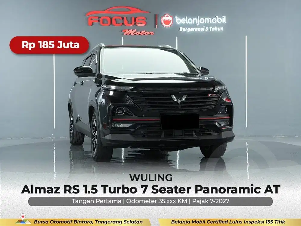 [ GARANSI 5THN ] Wuling Almaz RS 1.5 Turbo AT 2022/2023/2024