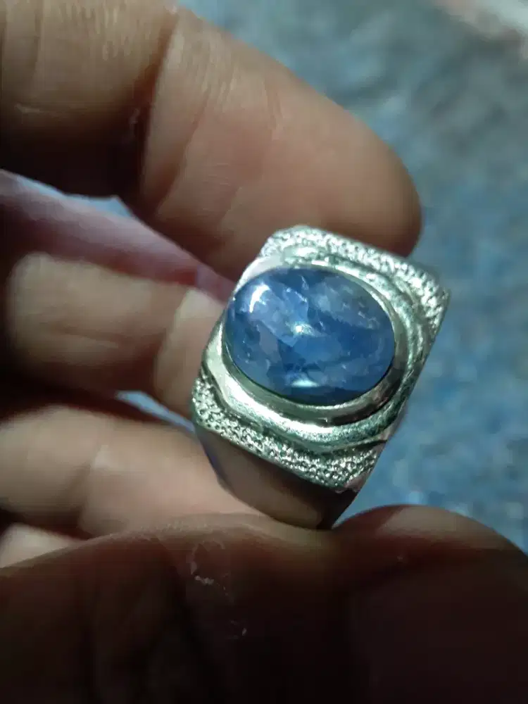 cincin bluesafir birma asli