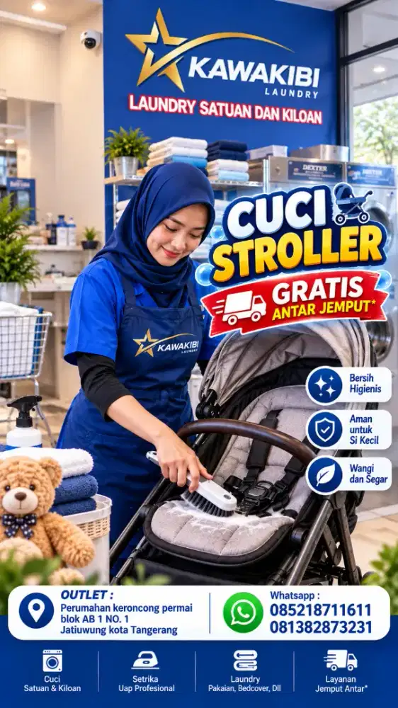 JASA CUCI STROLLER BAYI & ANAK – KAWAKIBI LAUNDRY