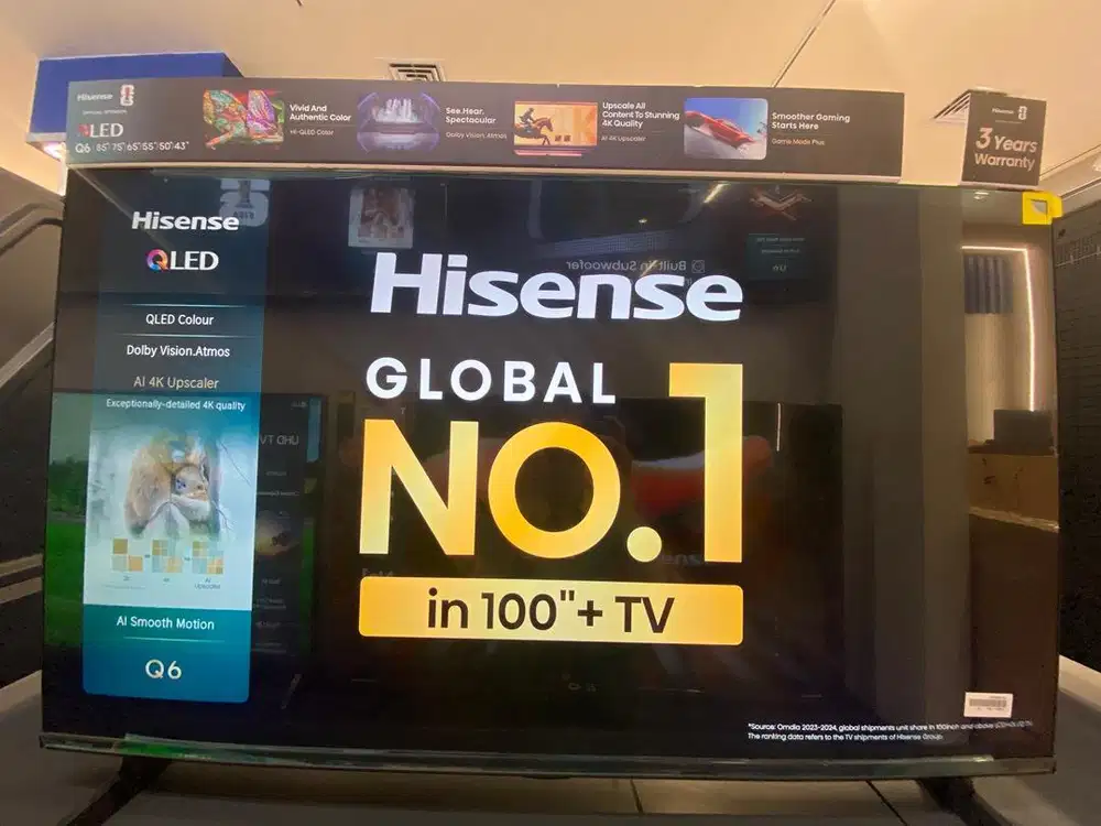 Smart TV Hisense 43 inch QLED