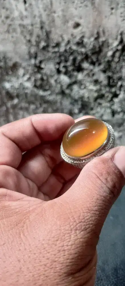 Batu anggur yellow jumbo giwang