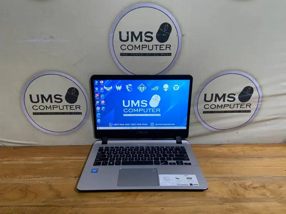 ASUS A407M INTEL N4000 RAM 8GB SSD 256GB